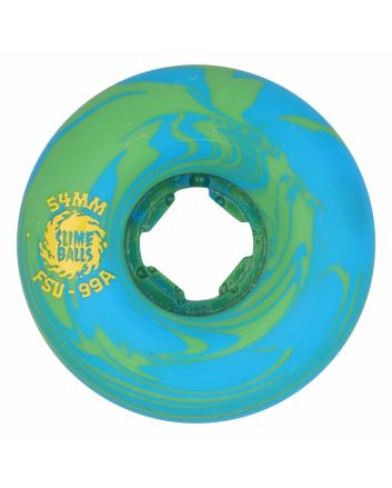 Ruedas de skate Slime Balls Greyson Fletcher Guest Chubbies 54mm 99a Green Blue Swirl