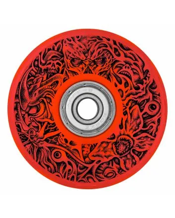 Ruedas de Skate con luces Slime Balls x Stranger Things Hellfire Club Light Ups 66mm 78A