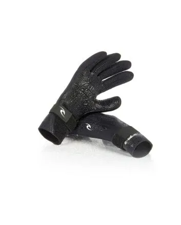Guantes de neopreno Rip Curl 5 dedos de 2 mm E Bomb negros Unisex