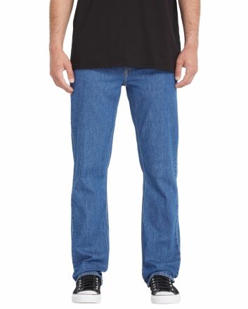 Hombre con Pantalón vaquero Volcom Solver Denim Bold Blue