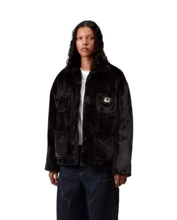 Mujer con Chaqueta de pelo Carhartt WIP W' Olney Michigan Coat negra 