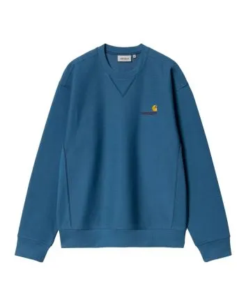 Sudadera Carhartt WIP American Script Sweatshirt Sodalite para hombre
