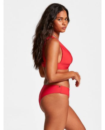 Mujer con Braguita de Bikini sin costuras Volcom Skimpy Simply Seamless roja