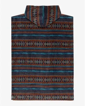 Billabong, poncho surf Boys Hooded Towel Charcoal Grey para niño 8-16 años