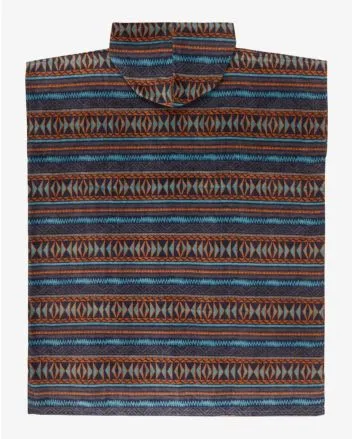 Billabong, poncho surf Mens Hooded Towel Charcoal Grey para hombre