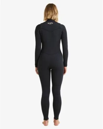 Billabong Salty Dayz Natural 3/2mm negro traje surf mujer