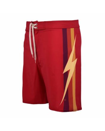 Bañador Boardshort Lightning Bolt Stripe Rojo para hombre