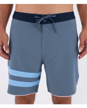 Hombre con Bañador Hurley Phantom Eco Block Party Solid 18 Grey Teal