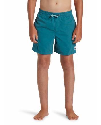 Niño con bañador Quiksilver Everyday Solid Volley 14'' Azul Colonial 