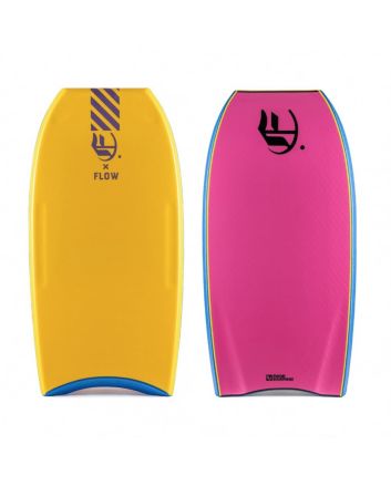 Tabla de bodyboard Bodyboard Empire x Flow PP Tangerine/AG Pink