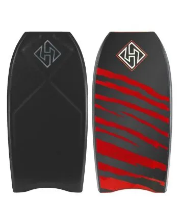 Tabla de Bodyboard Hubboards Houston PP Pro Sci-Five en color negro y gris 