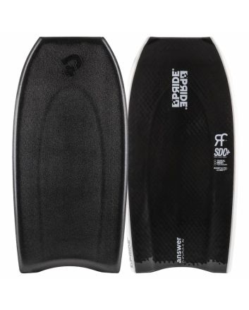 Tabla de Bodyboard Pride Answer PP Radial Flex SDC+ Varial Mesh Negro