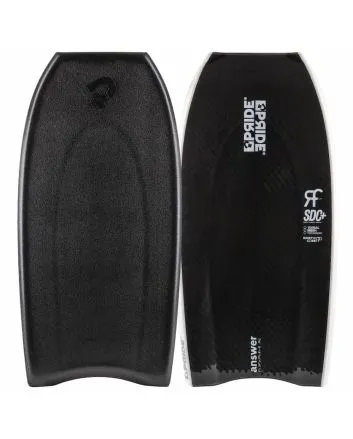 Tabla de Bodyboard Pride Answer PP Radial Flex SDC+ Varial Mesh Negro