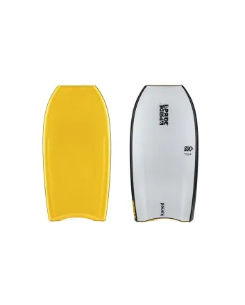 Tabla de bodyboard profesional Pride Koned PP SDC+ 41.5'' Tangerine-White
