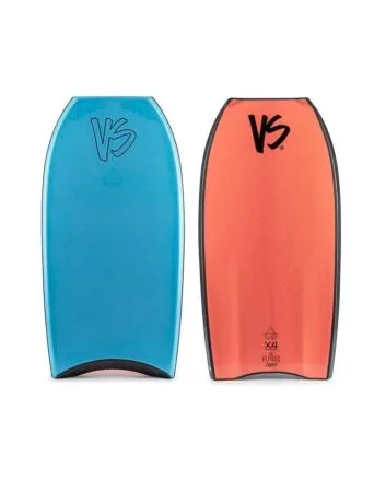 Tabla de bodyboard Versus Prizm Kinetic x4 TP color Aqua y Coral