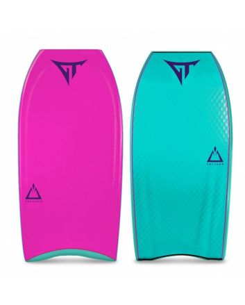 Tabla de Bodyboard Performance GT Boards Volcano 41''/41.5'' Neon Pink/Turquoise