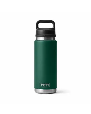 Botella Termo Yeti Rambler 26oz con tapón antifugas Chug color Verde Black Forest Green