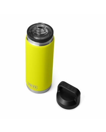 Botella Termo Yeti Rambler 26oz con tapón Chug Cap Firefly Yellow