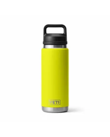 Botella Termo Yeti Rambler 26oz con tapón Chug Cap Firefly Yellow