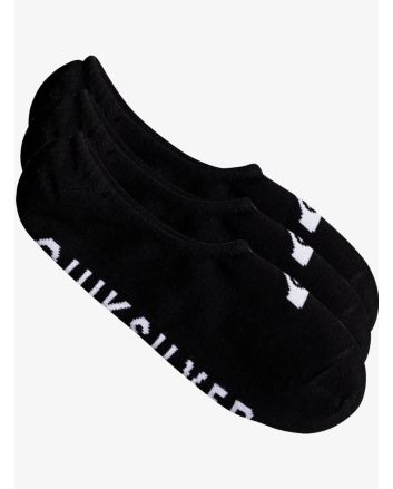 Pack de 5 pares de calcetines invisibles Quiksilver No Show Negros para hombre