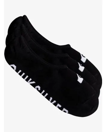 Pack de 5 pares de calcetines invisibles Quiksilver No Show Negros para hombre