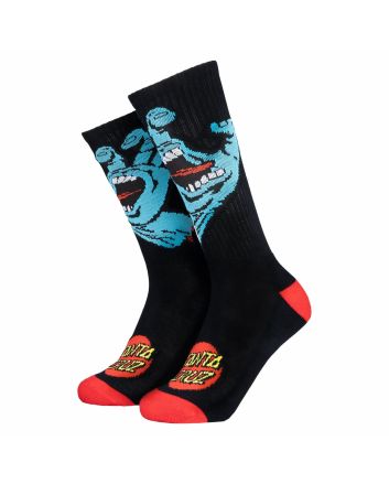 Calcetines Santa Cruz Youth Screaming Hand Negros para niño/a
