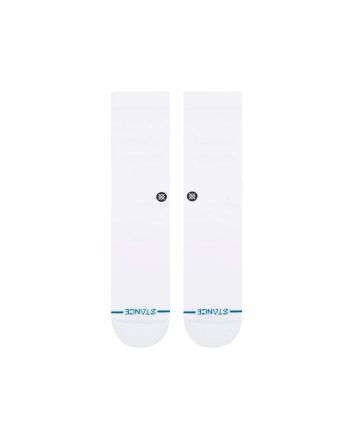 Calcetines Stance Icon Blancos y Negros Unisex 