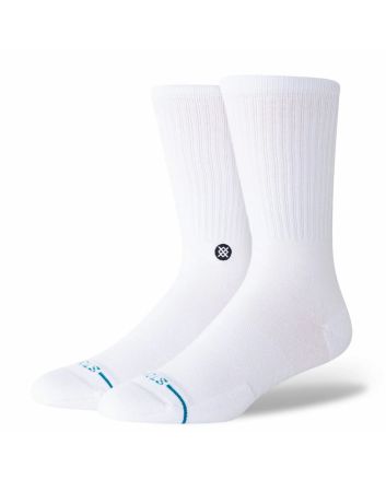 Calcetines Stance Icon Blancos y Negros Unisex 
