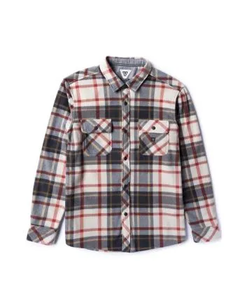 Camisa polar de franela Vissla Eco-Zy LS Polar Flannel en color Dune para hombre