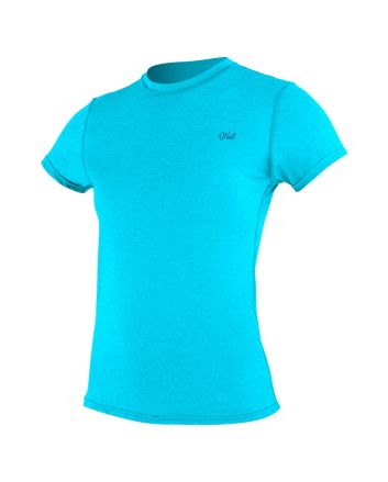 Camiseta de protección solar con manga corta O'Neill Womens Blueprint Sun Shirt turquesa para mujer