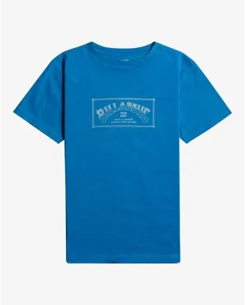 Camiseta de manga corta Billabong Arch azul para niños de 8 a 16 años
