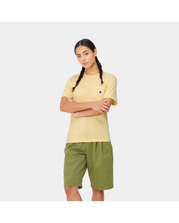 Mujer con Camiseta de manga corta con bolsillo Carhartt WIP W' Pocket T-Shirt Citron amarilla