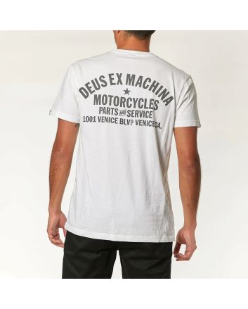 Hombre con Camiseta de manga corta Deus Ex Machina Venice Address blanca 