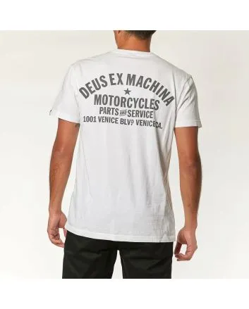 Hombre con Camiseta de manga corta Deus Ex Machina Venice Address blanca 