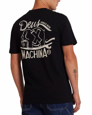 Hombre con Camiseta orgánica de manga corta Deus Ex Machina Hefferlump Negra