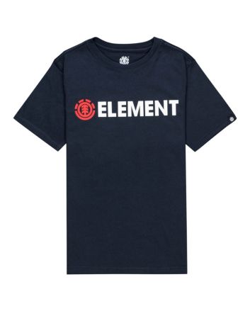 Camiseta de manga corta Element Blazin Youth azul marino para chico 8 a 16 años