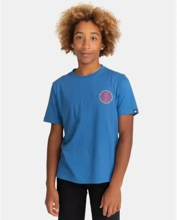 Chico con camiseta de manga corta Element Seal BP azul 