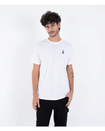 Hombre con camiseta de manga corta Hurley Nazare Lithse Blanca