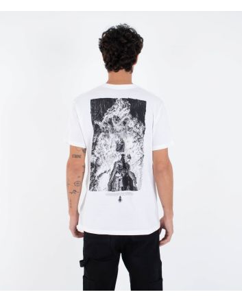 Hombre con camiseta de manga corta Hurley Nazare Lithse Blanca