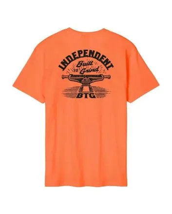 Camiseta de manga corta Independent BTG Lino Truck Naranja para hombre
