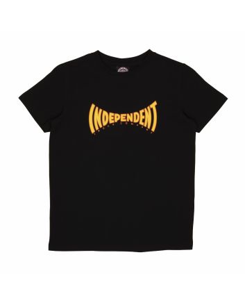 Camiseta de manga corta Independent Youth Spanning Negra para chico