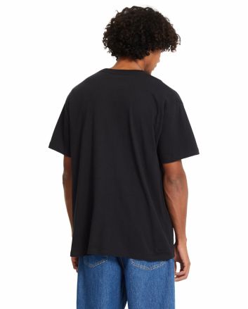 Hombre con camiseta holgada Volcom Pistol Stone Negra