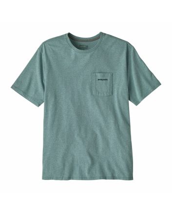 Camiseta Patagonia Boardshort Logo Pocket Responsibili-tee Blue Sage para hombre