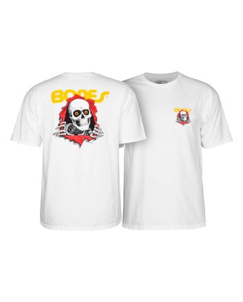 Camiseta de manga corta Powell Peralta Ripper Blanca para hombre