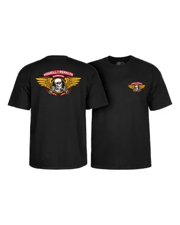 Camiseta de manga corta Powell Peralta Winged Ripper Negra para hombre
