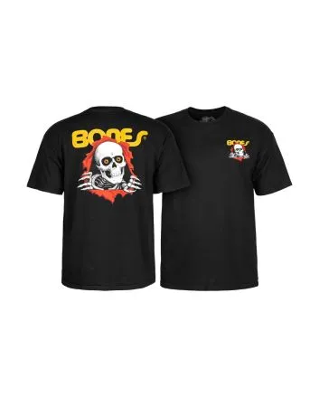 Camiseta de manga corta Powell Peralta Youth Ripper Negra para niño