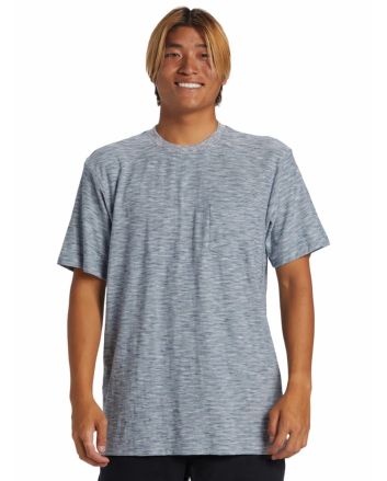 Hombre con Camiseta orgánica de manga corta con bolsillo Quiksilver Kentin Azul