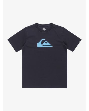 Camiseta de manga corta Quiksilver Ev Comp Logo Azul Marino Oscuro para chico 8-16 años