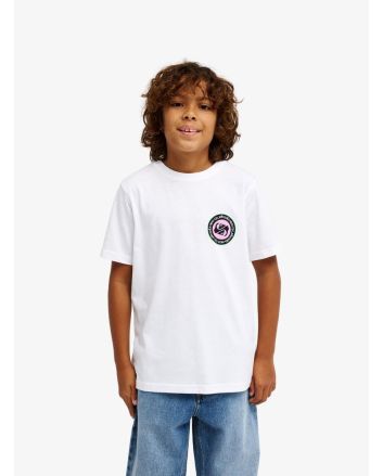 Niño con camiseta de manga corta Quiksilver Ev Duality blanca 