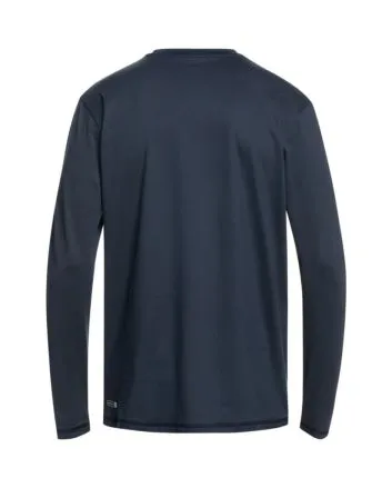 Camiseta surf de manga larga UPF 50 Quiksilver Solid Streak azul marino para niños de 8 a 16 años